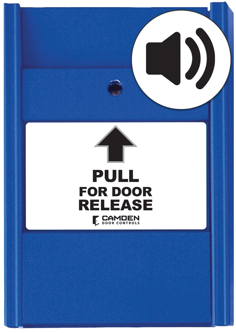 CM-34BL: CM-8000/8100 Series:Vandal Resistant Push Button (Extended) - Push / Exit Buttons