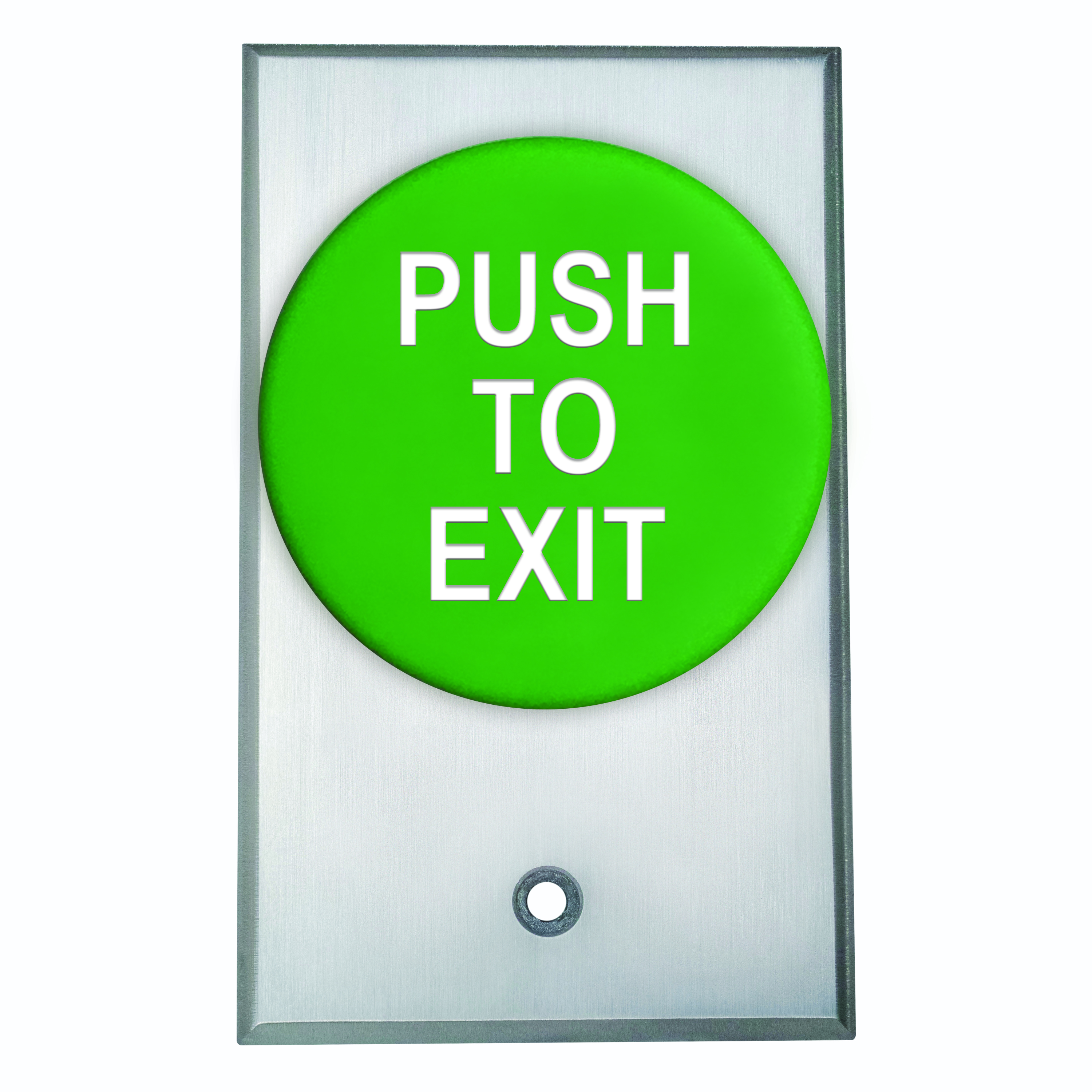 CM-300/310 Series: Rectangular LED Illuminated Switch - Push / Exit Buttons - Activation