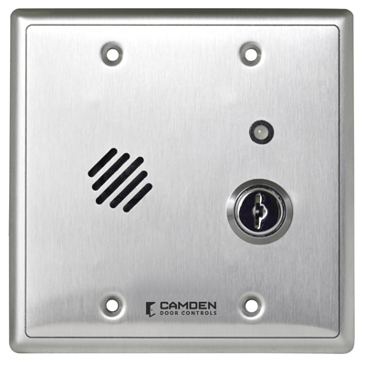 CM-53: CM-400 Series:1-5/8" Pushbutton, Stainless Steel Faceplate - Mushroom Push Buttons