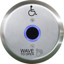 CM-331/42R-SGLR Round 6" Stainless Steel Faceplate with Light Ring:  CM-331/42R-SGLR Round 6" Stainless Steel Faceplate with Light Ring: