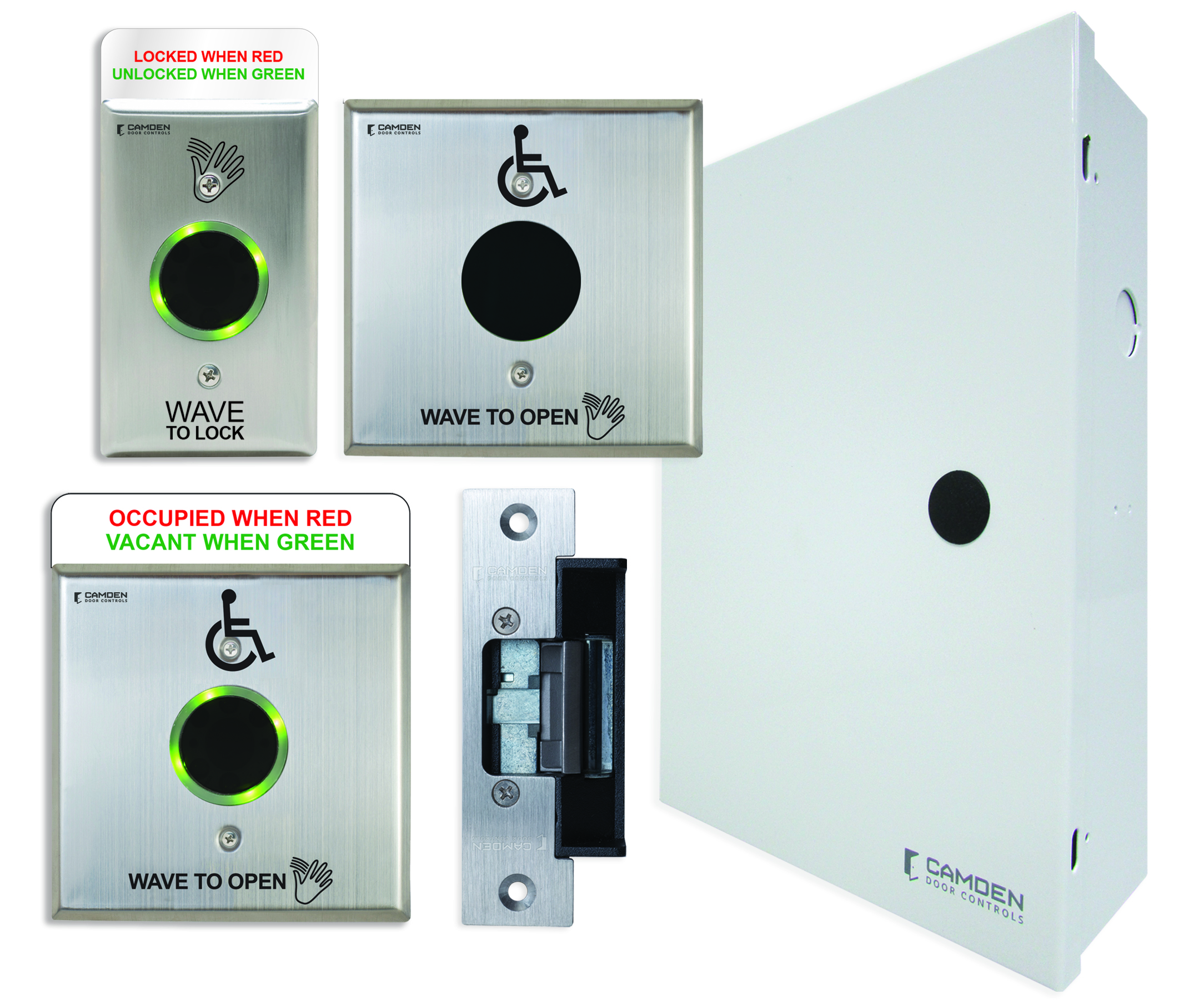 CM-xxx/3: CM-2510 & CM-2520 Series:Double Gang Push Plate  Switches - All Active Switches - Push Plate Switches