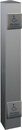 NEW!  42" Post, Dual Prep, aluminum finish w/ (2) CM-45/4 push plate switches:  NEW!  42" Post, Dual Prep, aluminum finish w/ (2) CM-45/4 push plate switches: