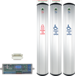 CX-WC17SLVR: CX-WC Series:Barrier Free Restroom Control - Restroom Control