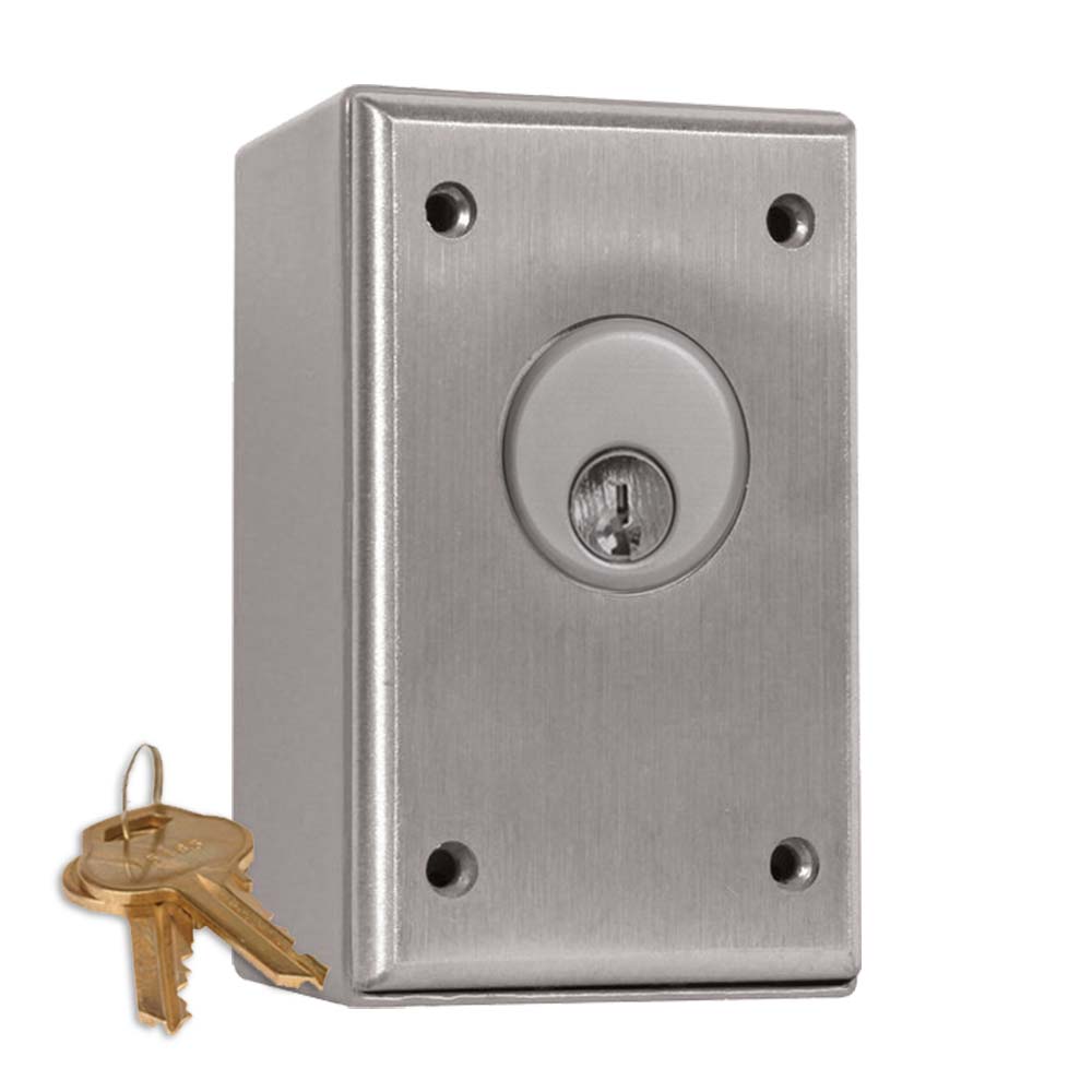 CM-300/310 Series: Rectangular LED Illuminated Switch - Push / Exit Buttons - Activation