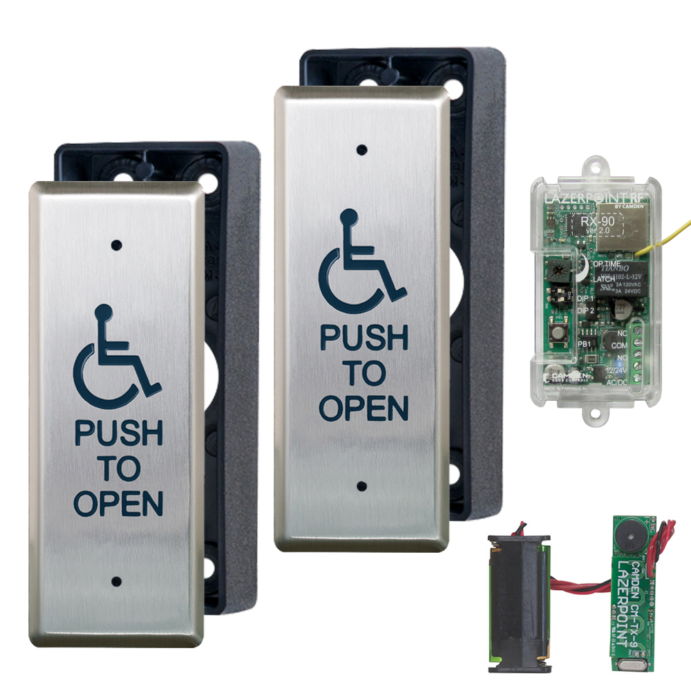 CM-9600/9610: Illuminated Piezoelectric Push/Exit Switch - Push / Exit Buttons - Activation