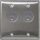 CM-3500 Double Gang Dual Cylinder Key Switch:  