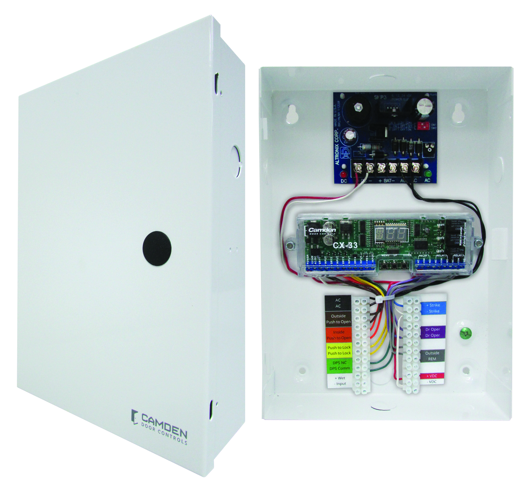CM-85BB-BLK: CM-74/75 & CM-84/85 Series:Column™ Push Plate Switches - All Active Switches - Push Plate Switches