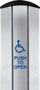 36" Long Column™ Push Plate Switch in Stainless Steel:  