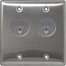 CM-3500 Double Gang Dual Cylinder Key Switch:  