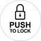 CM-xxx/8B: CM-40, CM-41 & CM-60 Series:Round Push Plate Switches - All Active Switches - Push Plate Switches