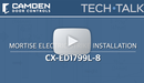 CX-ED1799L Installation Video:  