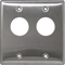 CM-3560: CM-3200 & CM-3500 Series:Stainless Steel, 2 Gang, Flush Mount - Key Switches