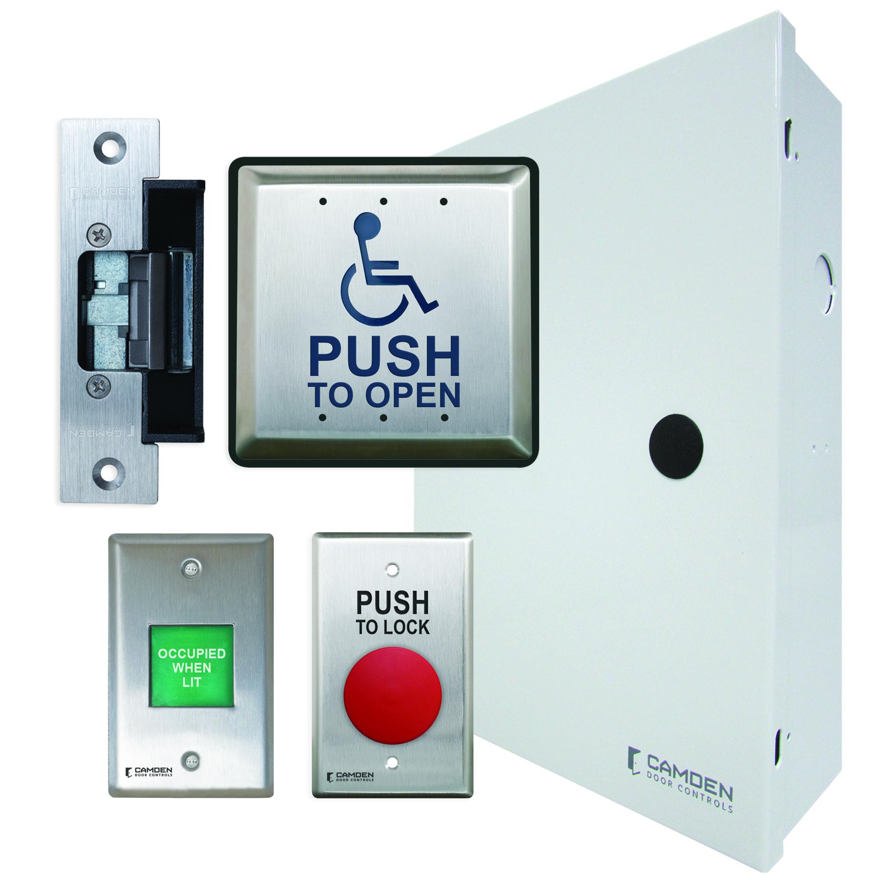 CM-7110: CM-7000/7100 Series:Vandal Resistant Push Buttons (Recessed) - Push / Exit Buttons