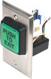 2" Sq. LED Illuminated  Exit Switch, w/ timer