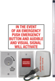 CX-WEC13-TS: CX-WEC Series:Emergency Call For Universal Restrooms - Restroom Control