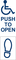 CM-xxx/40: CM-7436 Series: 4.5" Wide Models:CM-7536 Series: 6" Wide Models COLUMN™ Push Plate Switches - All Active Switches - Push Plate Switches