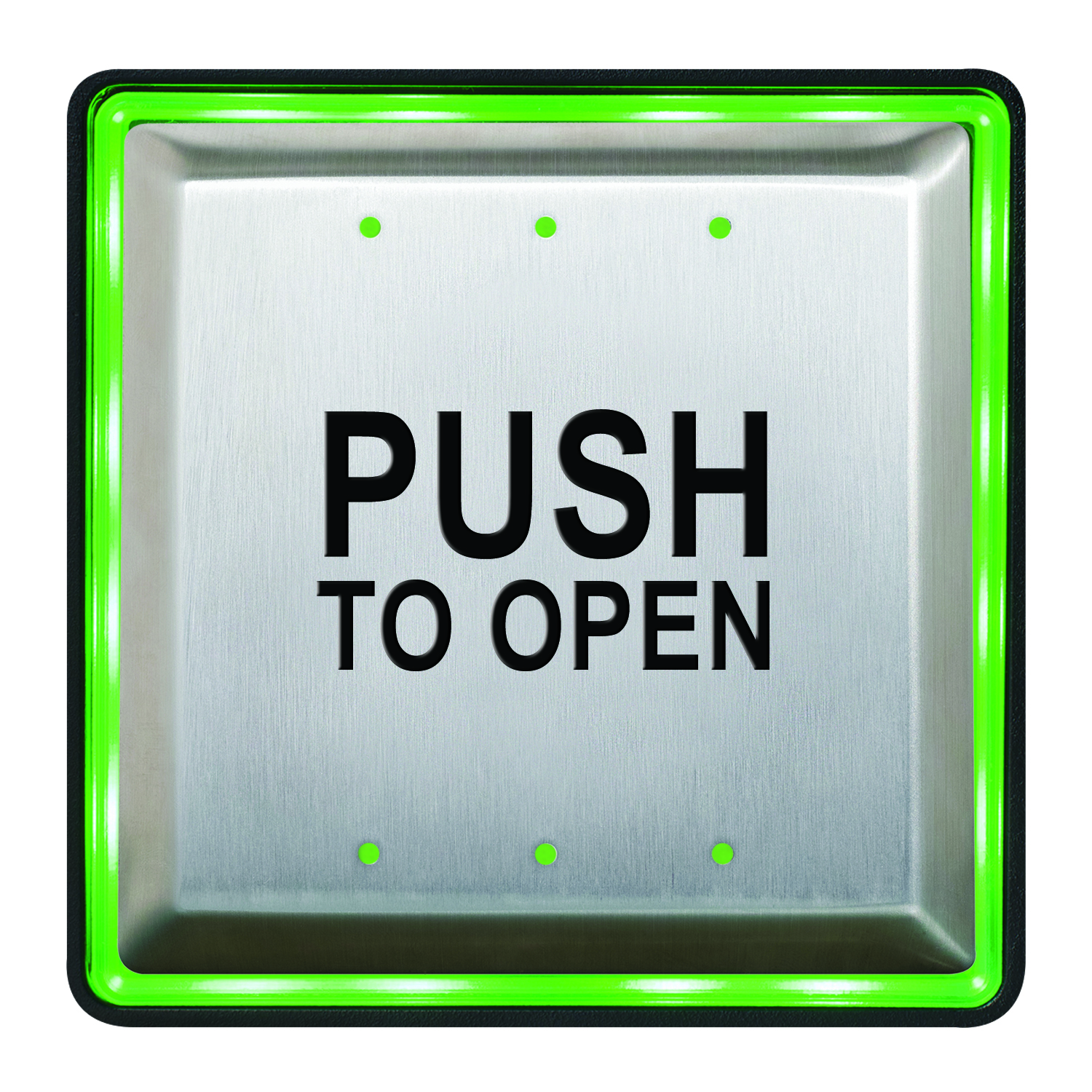 CM-30 Series: Square LED Illuminated Push/Exit Switch - Push / Exit Buttons - Door Activation Devices
