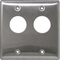 CM-3560: CM-3200 & CM-3500 Series:Stainless Steel, 2 Gang, Flush Mount - Key Switches